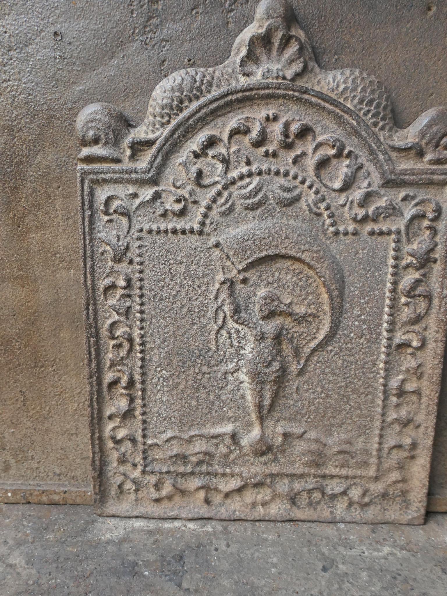 17th-18th Century Dutch Fortuna Fireback For Sale 5