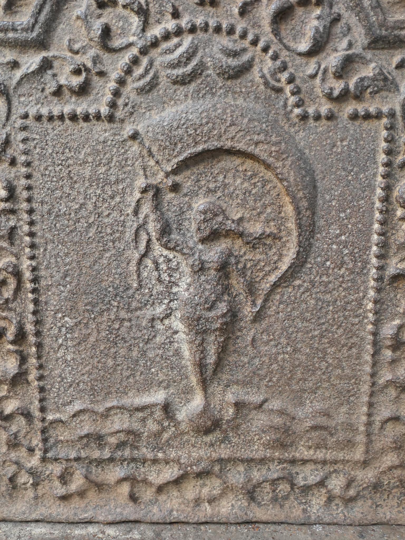 17th-18th Century Dutch Fortuna Fireback For Sale 6