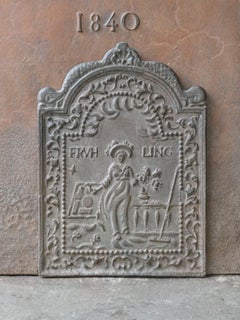 17th-18th Century Dutch Louis XIV 'Spring' Fireback
