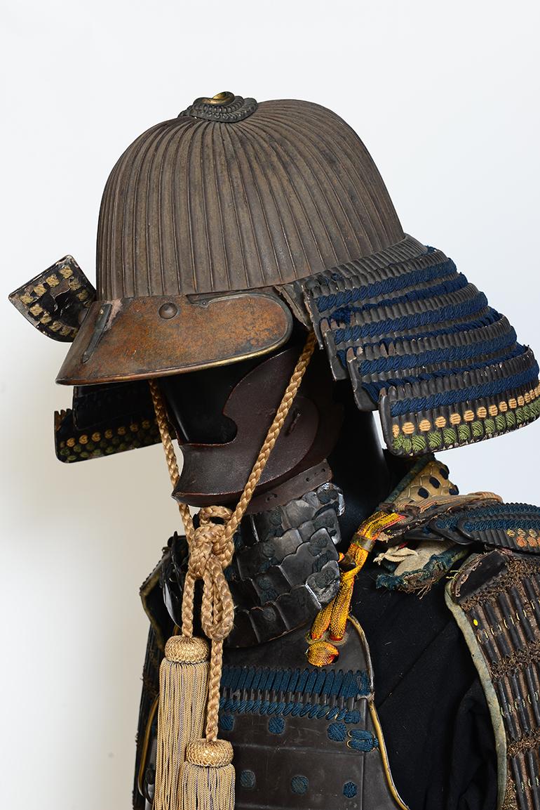 Metal 17th-18th Century, Edo, A Set of Very Rare Antique Japanese Female Samurai Armor