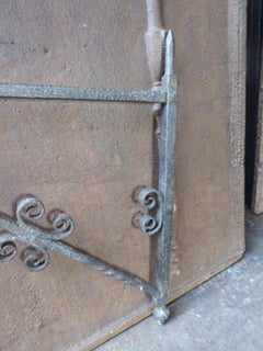 17th-18th Century English Fireplace Crane