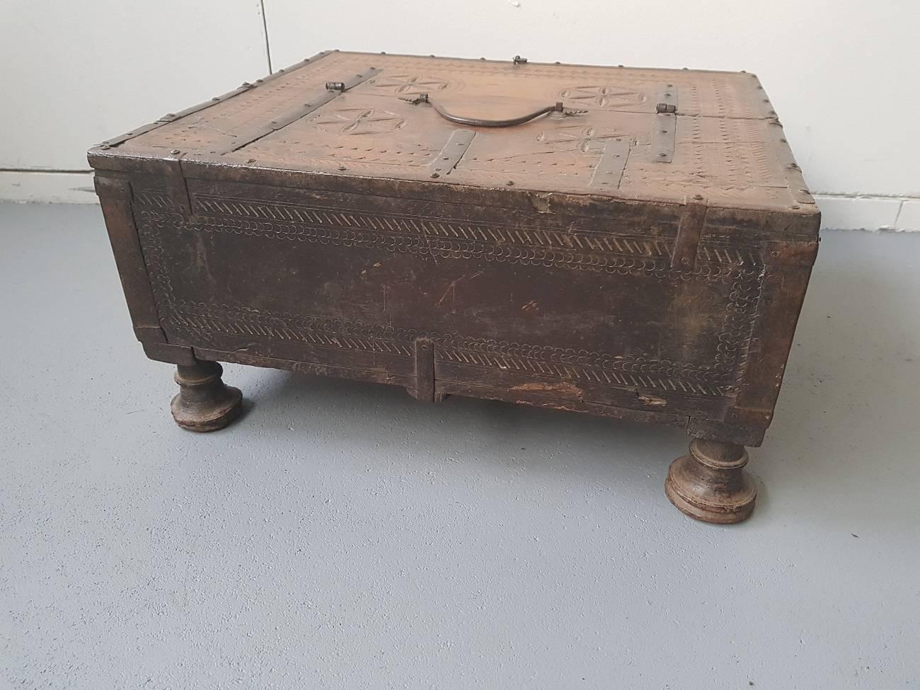 18th Century and Earlier 17th-18th Century Franco-Flemish Spice/Salt Box For Sale