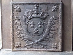 17th-18th Century French 'Arms of France' Fireback