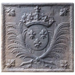 17th-18th Century French 'Arms of France' Fireback