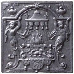 17th-18th Century French 
Arms of France
 Fireback