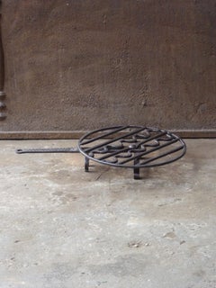 17th-18th Century French Decorated Rotating Gridiron