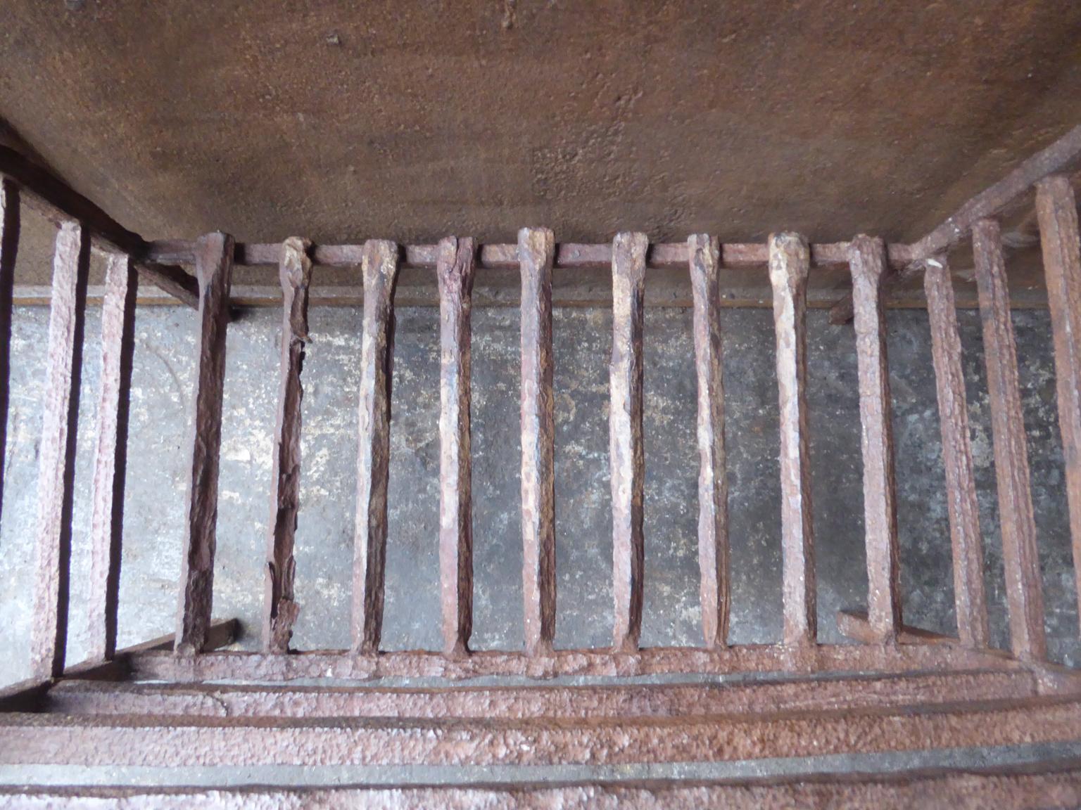17th-18th Century French Fire Grate, Fireplace Grate 7