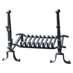 17th-18th Century French Fire Grate, Fireplace Grate