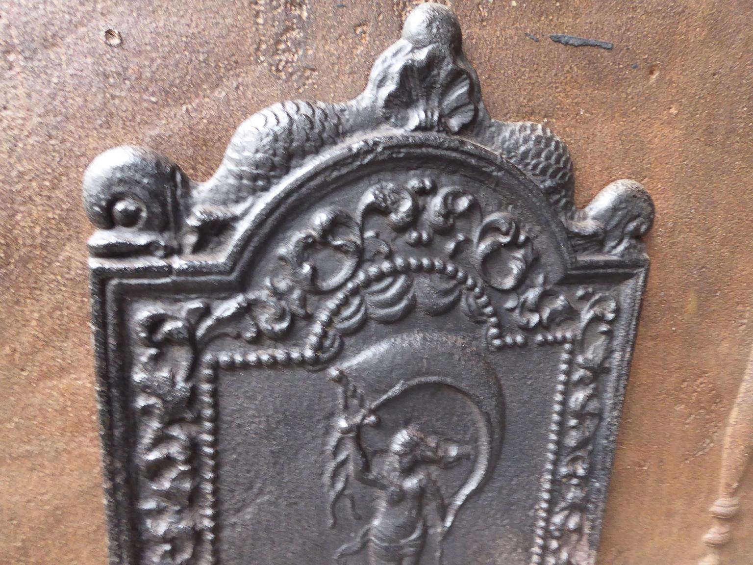 17th-18th Century French Fortuna Fireback 1