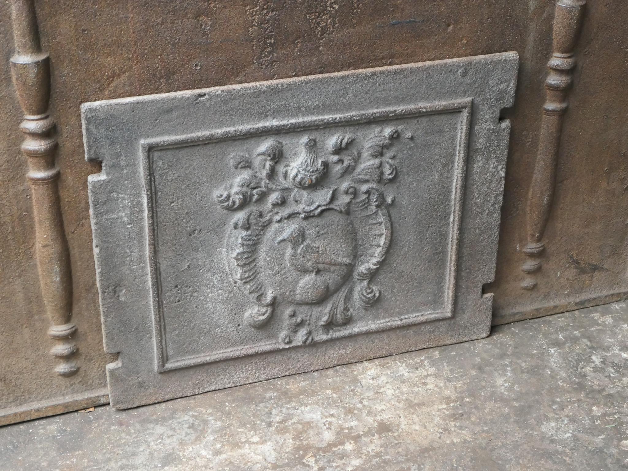 17th-18th Century French Louis XIV 'Coat of Arms' Fireback / Backsplash For Sale 3