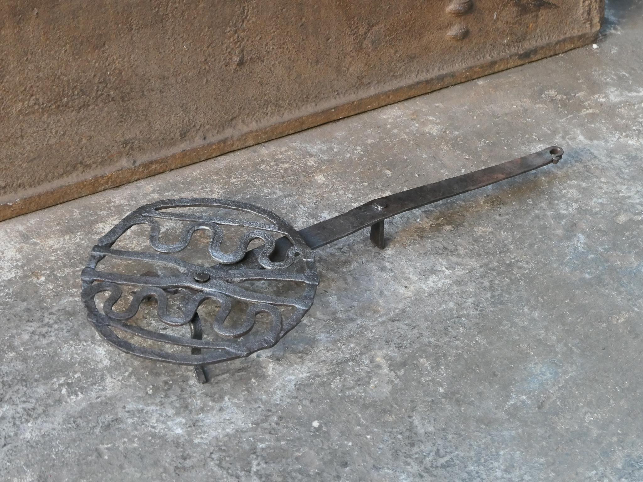 Wrought Iron 17th - 18th Century French Rotating Gridiron For Sale