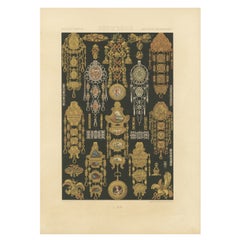 Chaînes de montre et chatelaines françaises du 17e au 18e siècle - Bijoux d'ornement, 1869