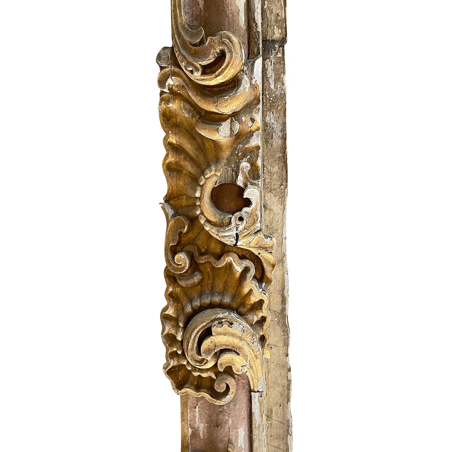 Portugiesischer antiker Barocksims aus Gold aus dem 17. bis 18. Jahrhundert im Angebot 3