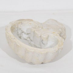 17th/ 18th Century Italian Baroque Marble Holy Water Font or Stoup