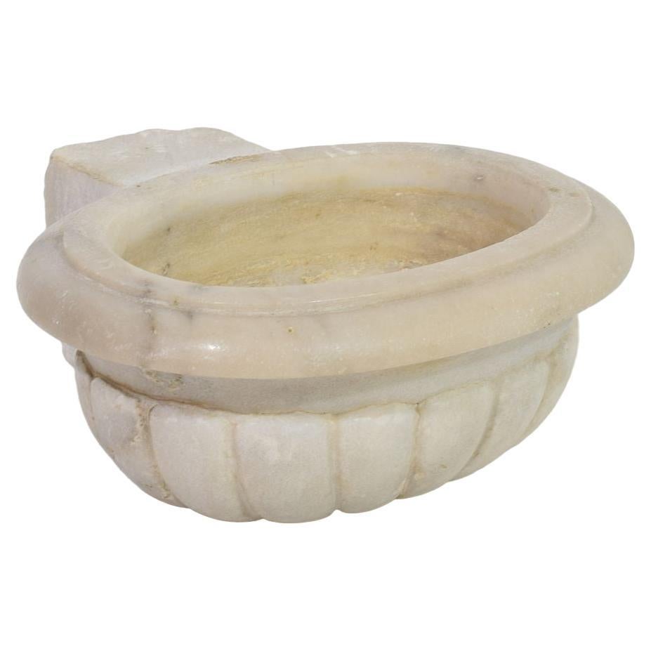17th/ 18th Century Italian Baroque Marble Holy Water Font or Stoup For Sale