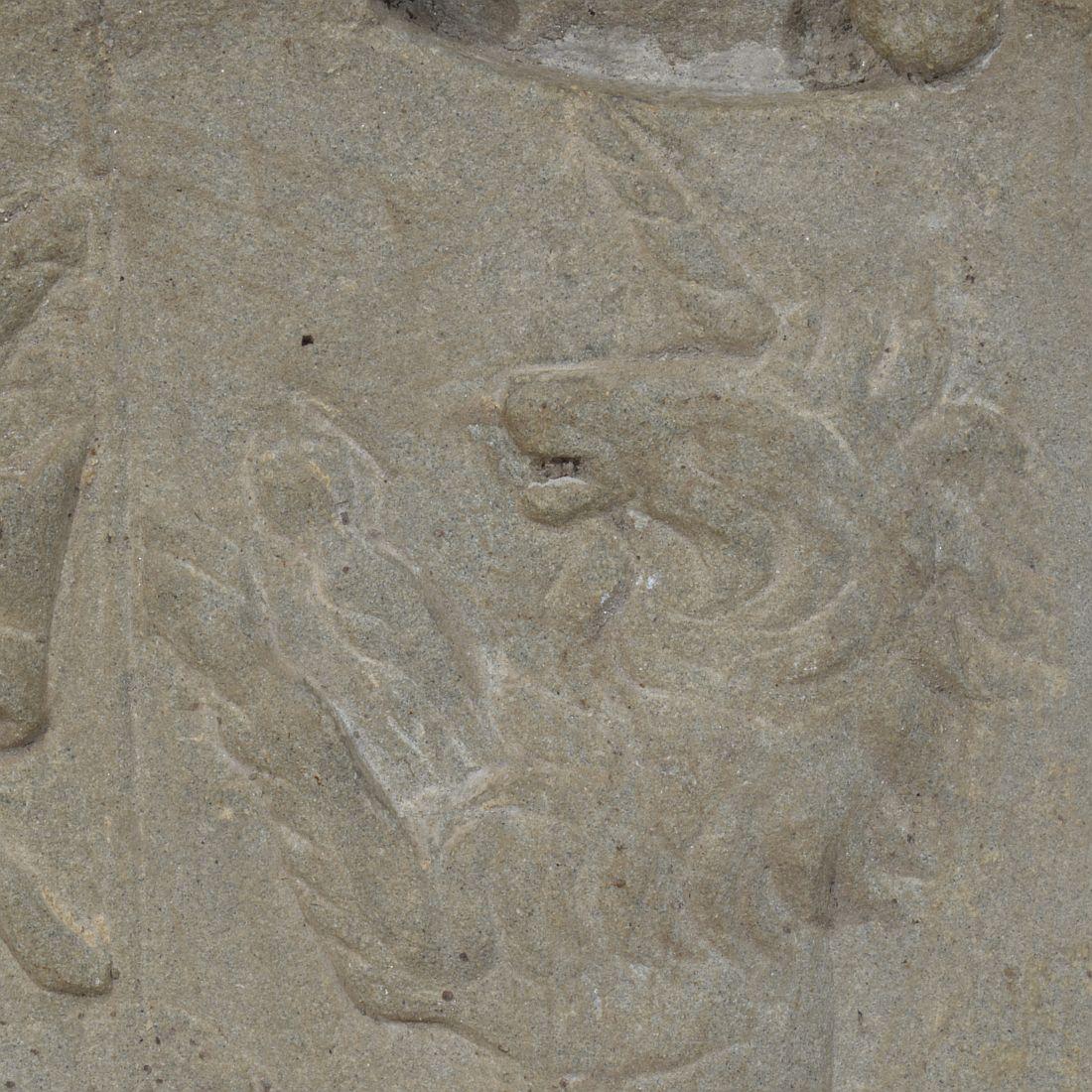 17th / 18th Century Italian Carved Stone Coat of Arms With Unicorn For Sale 9