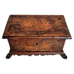 Antique 17th/18th Century Italian Venetian Marquetry Table Box