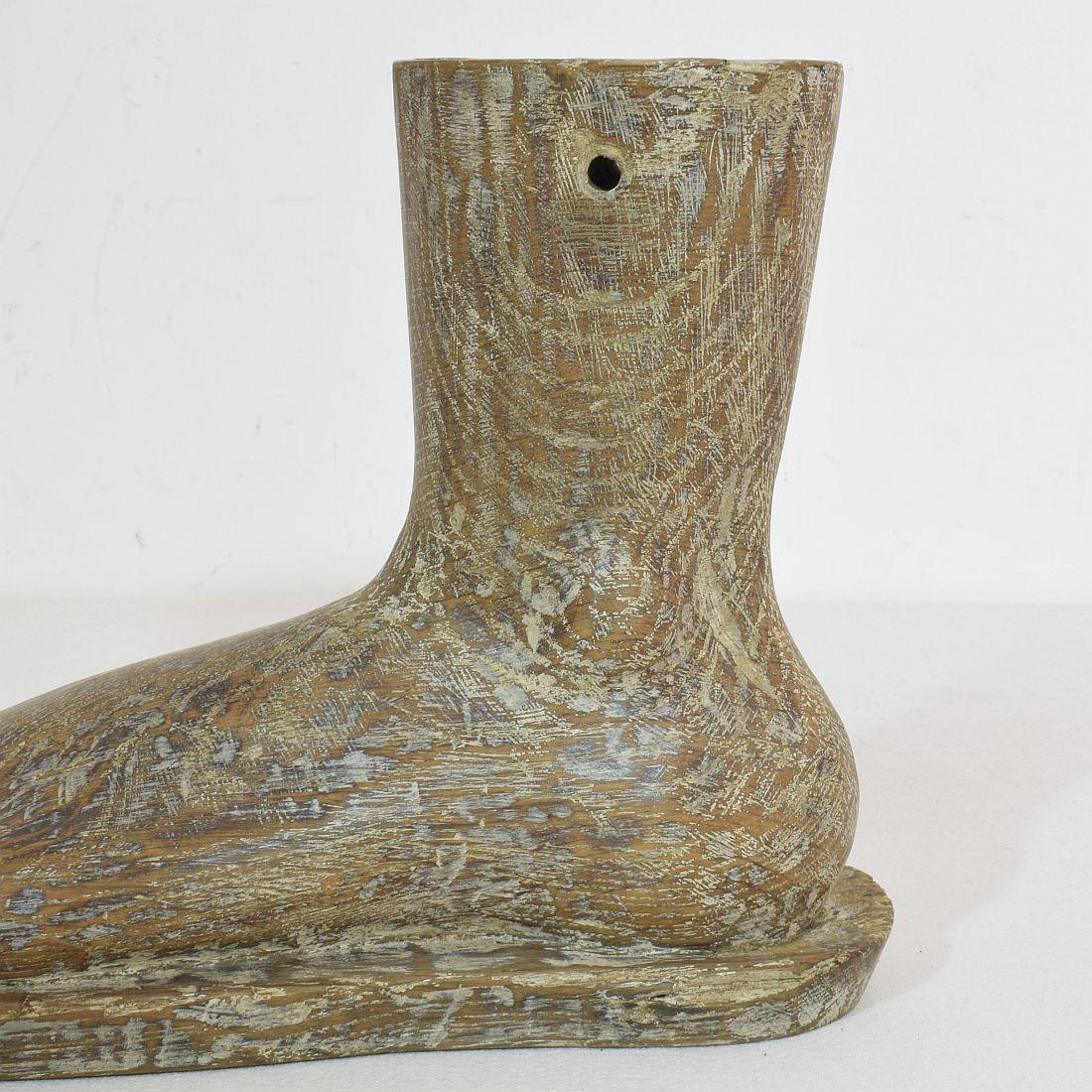 17th / 18th Century Italian Wooden Foot of a Santos 5