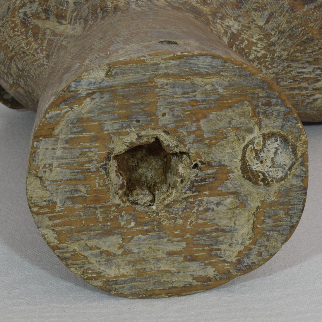 17th / 18th Century Italian Wooden Foot of a Santos 9