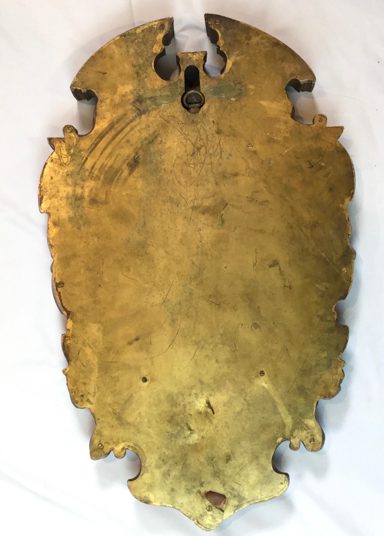 17th-18th Century Mixed Metal Italian Renaissance Mirror, Made in Tuscan Italy In Good Condition For Sale In Lambertville, NJ