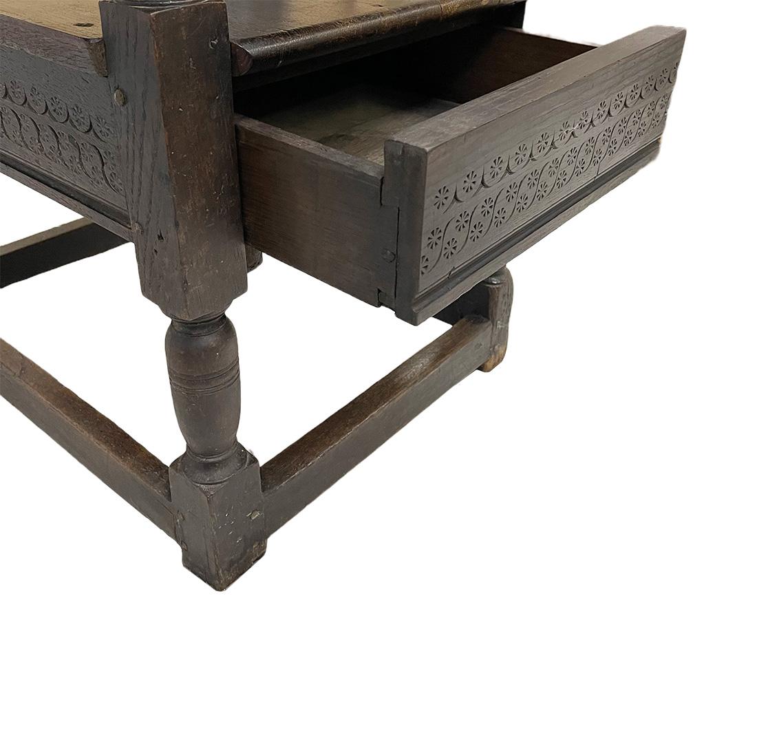 17th/ 18th Century Oak Pay Table For Sale 2