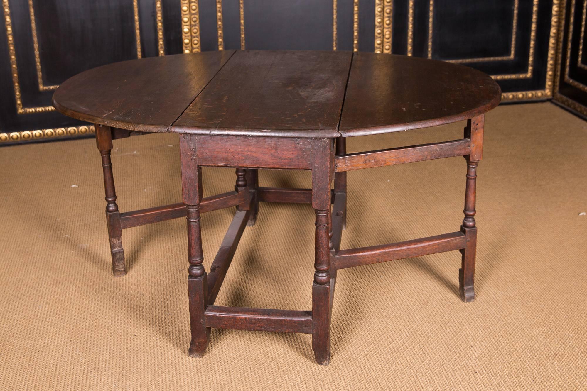 antique foldable table