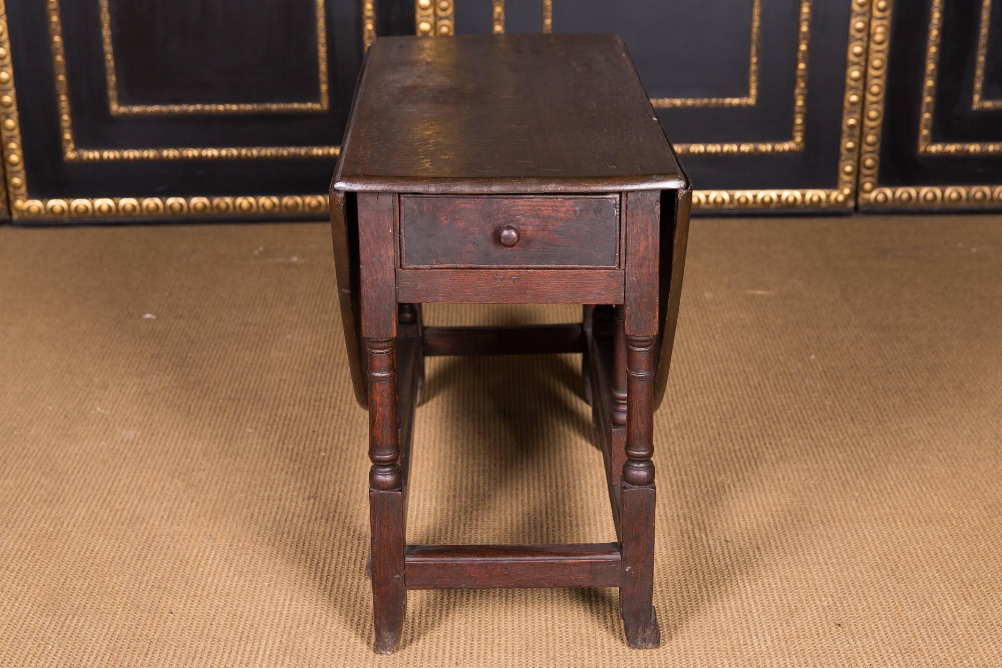 folding antique table