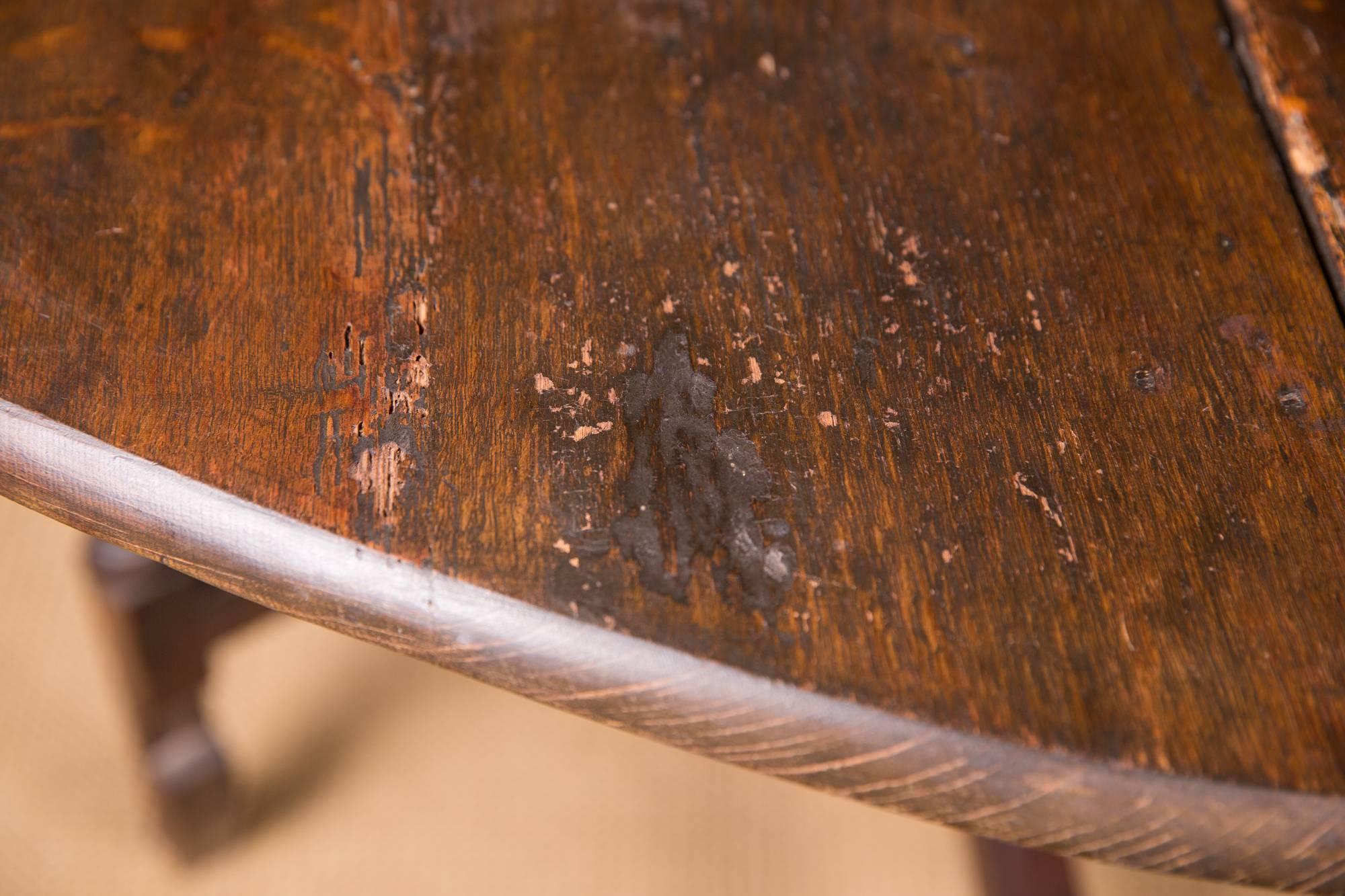 British 17th-18th Century, Original English Pembroke Folding Table Antique