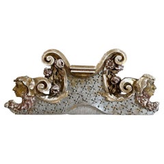 17th - 18th Century Portuguese Baroque Pine Wall Relief - Antique Décor Panel