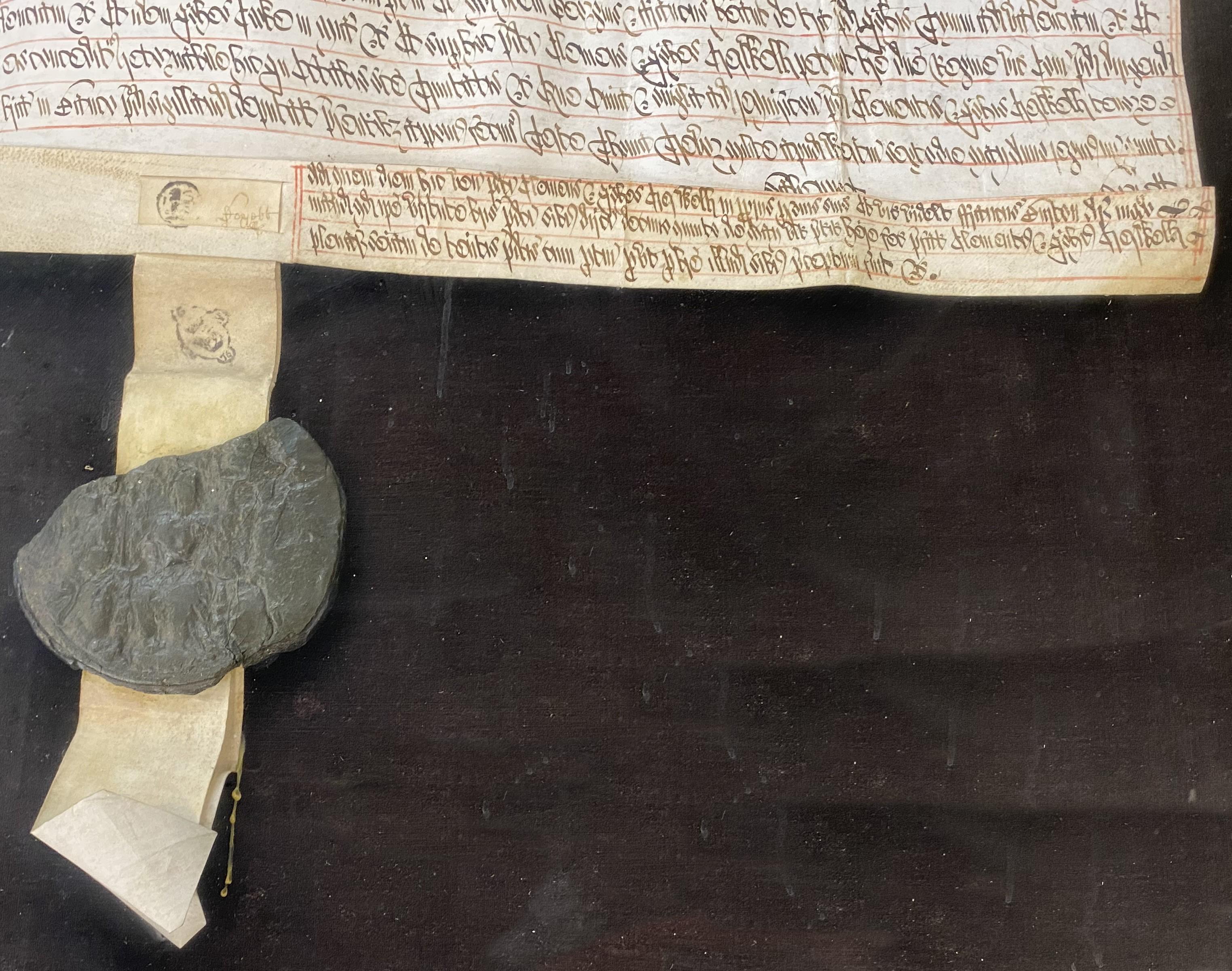 17ème siècle Lettres patentes du 17e/18e siècle de la Queen Anne sur Vellum avec Grand Sceau partiel en vente