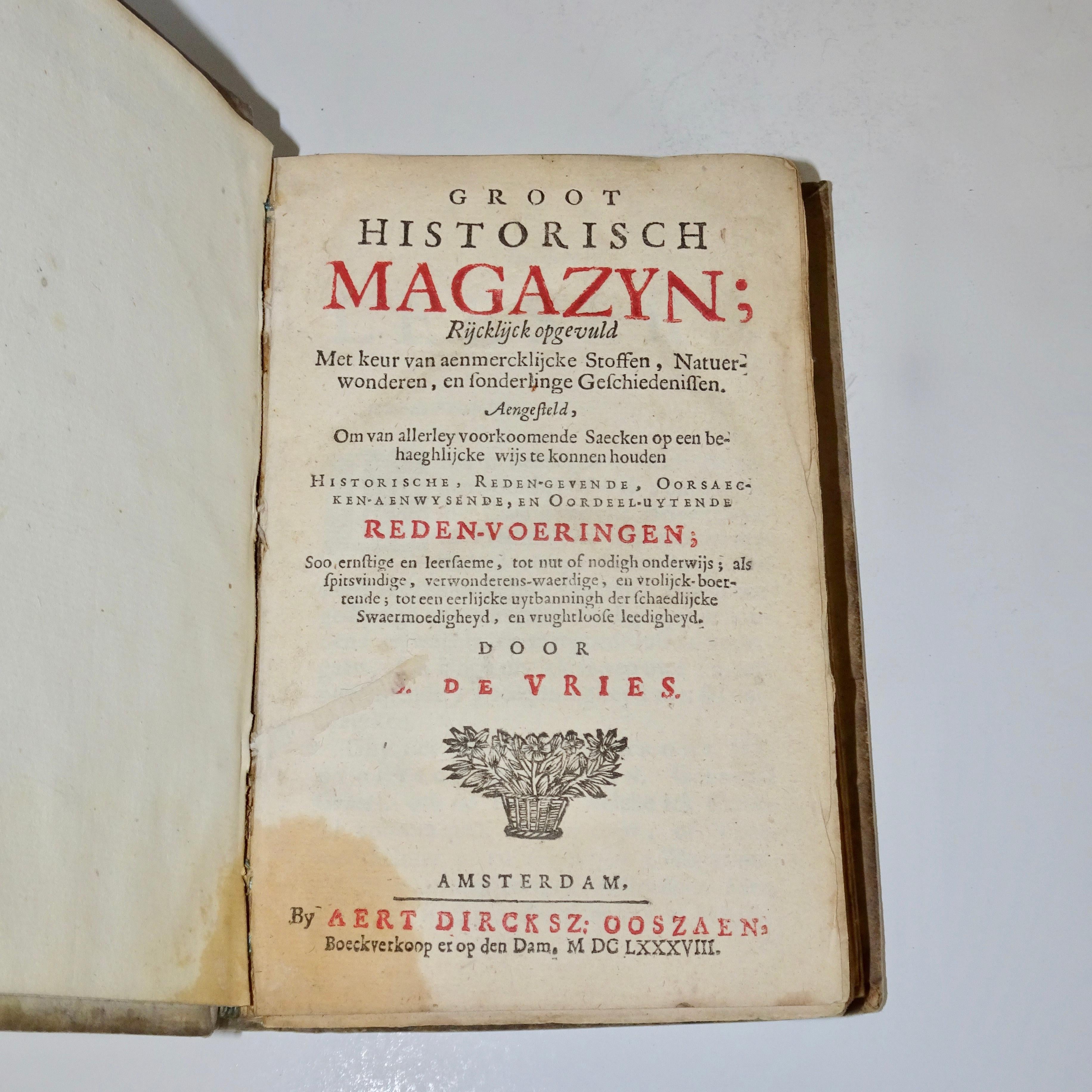 17th and 18th Century Collection of Eight Vellum Books  For Sale 9