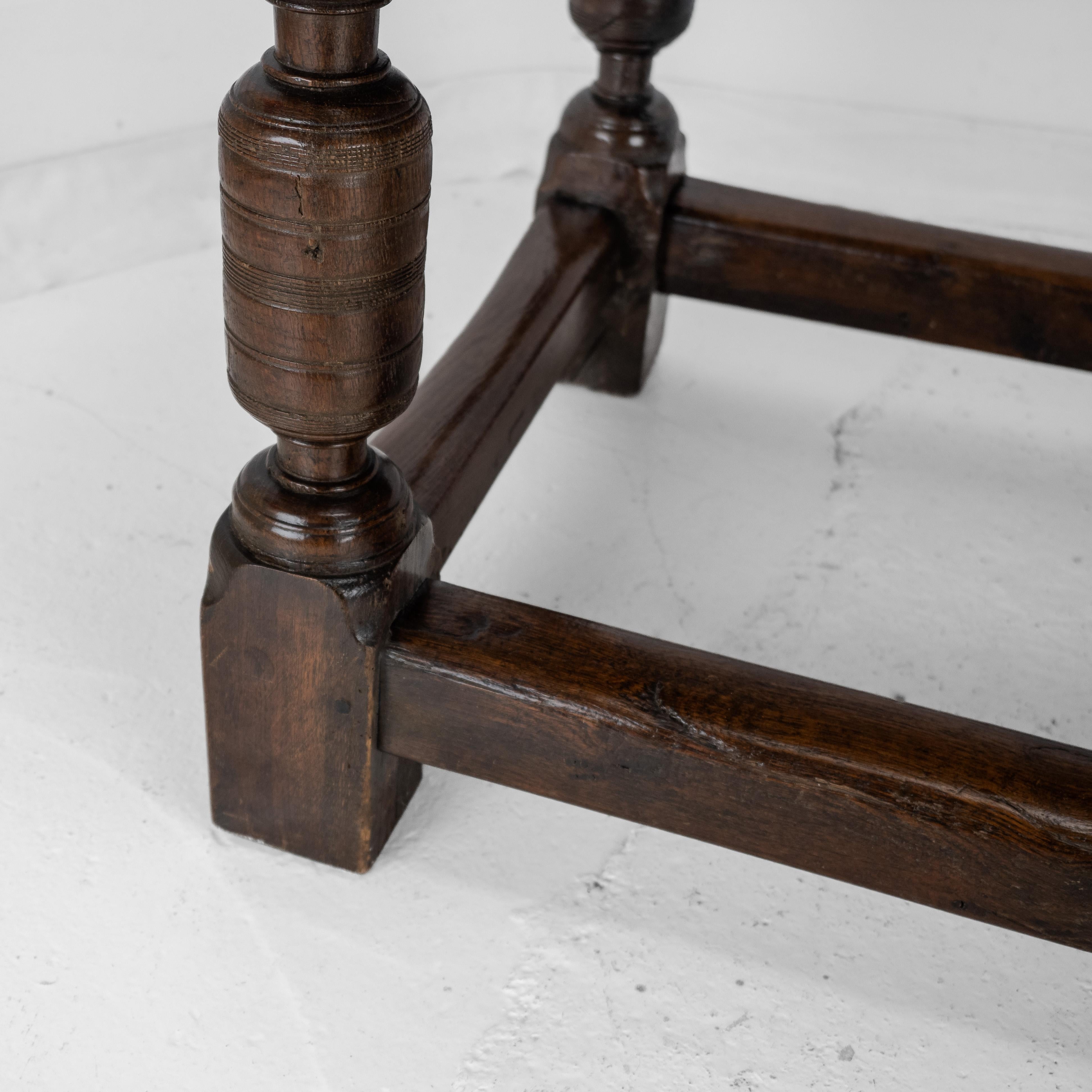 17th Century and Later Oak Refectory Dining Table For Sale 13