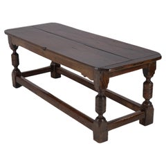17th Century and Later Oak Refectory Dining Table