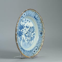 Piatto giapponese antico del XVII secolo in stile Ming Tianqi Kosometsuke Periodo Edo