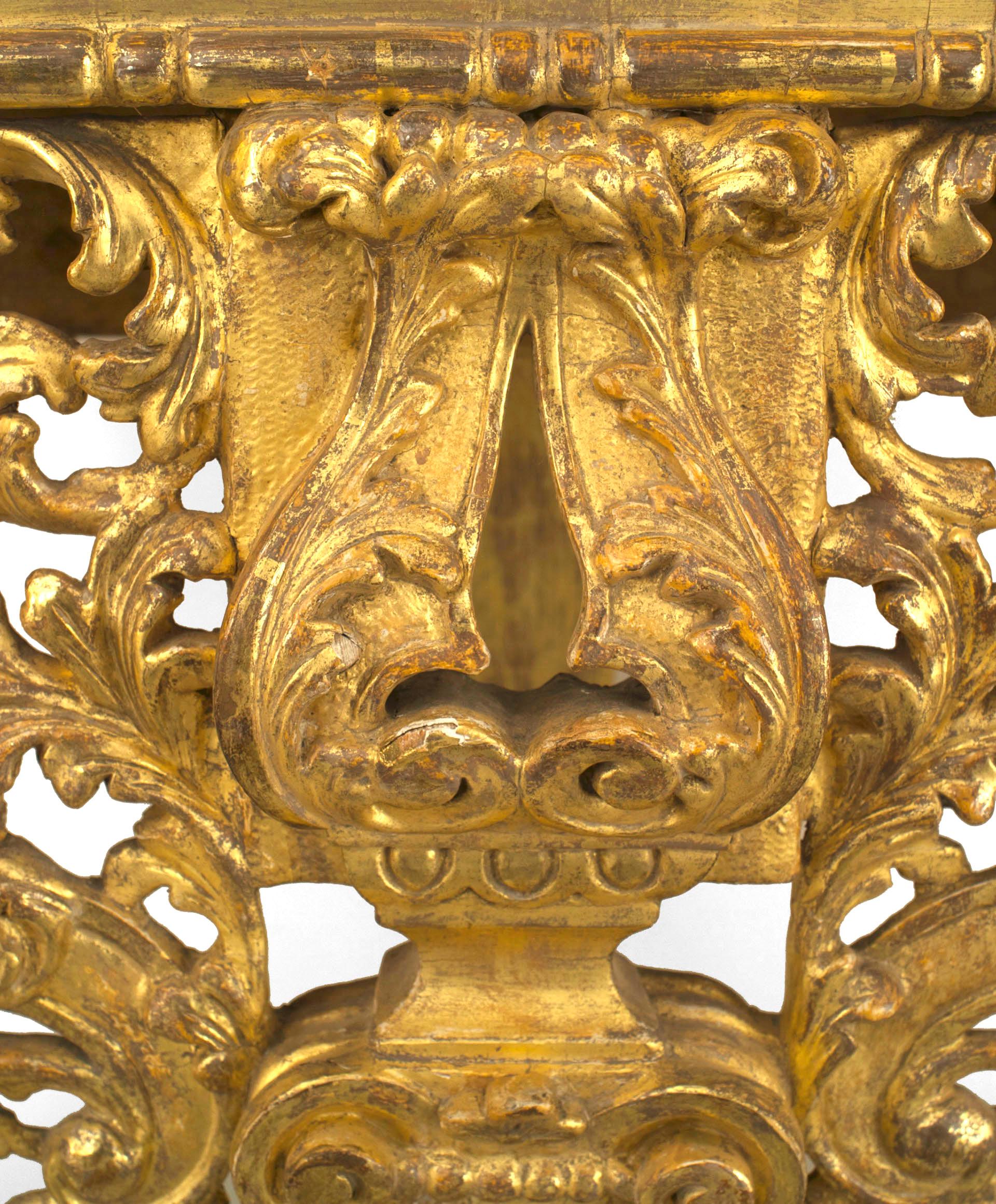 17th C. Chinese Coromandel Cabinet on a Charles II Gilt-wood Stand 5