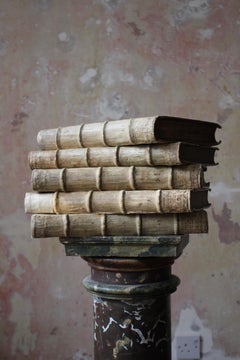 17th C Decorative Collection of Vellum Biddings Jean Baptiste Gonet