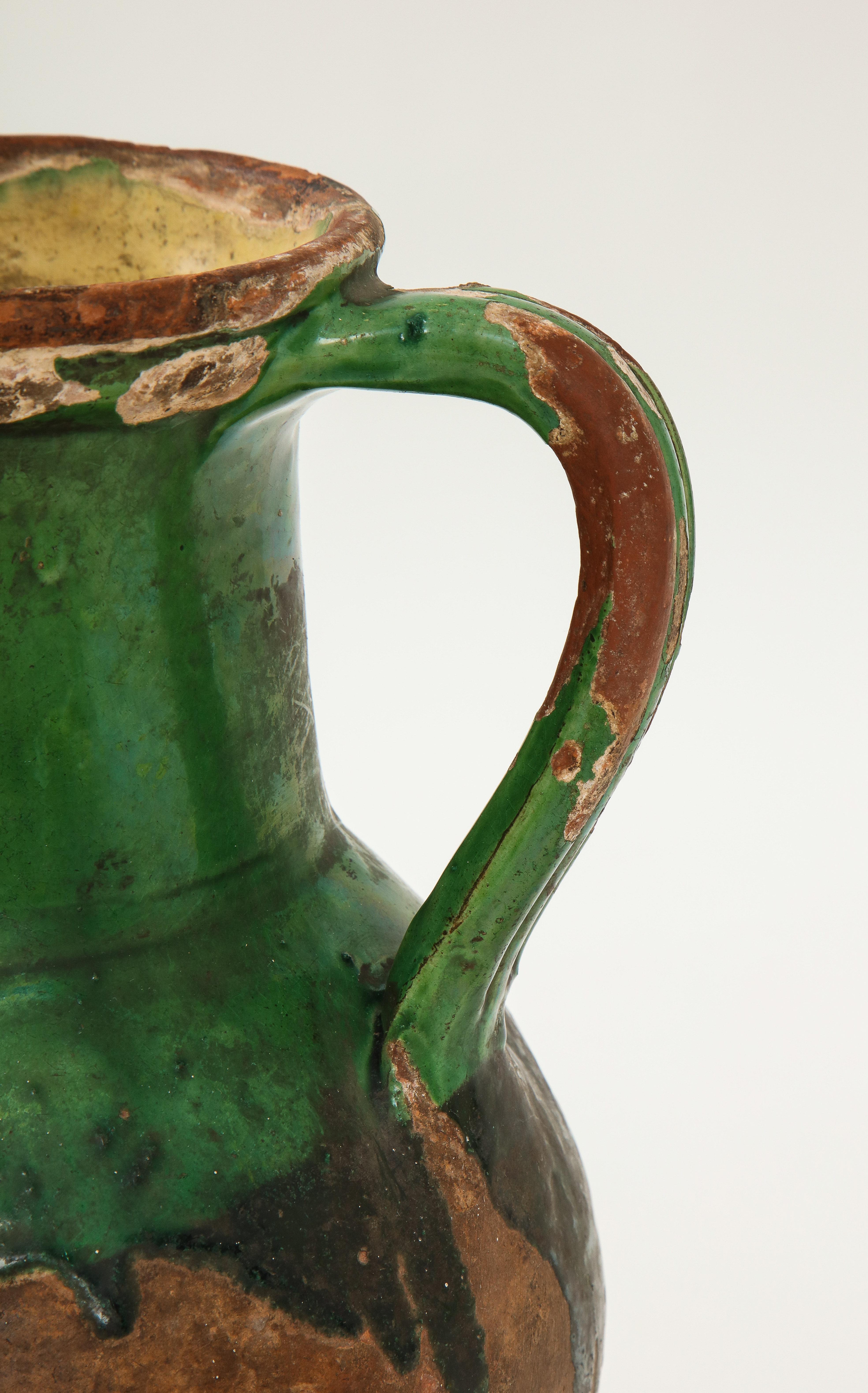 antique earthenware pitcher