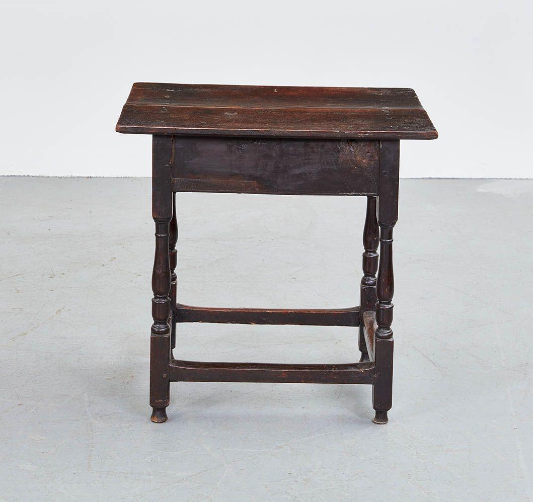 17th c. English Bog Oak Side Table For Sale 8