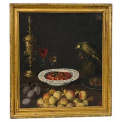 17th C, Flemish or Dutch School Pronk Still Life Old Master