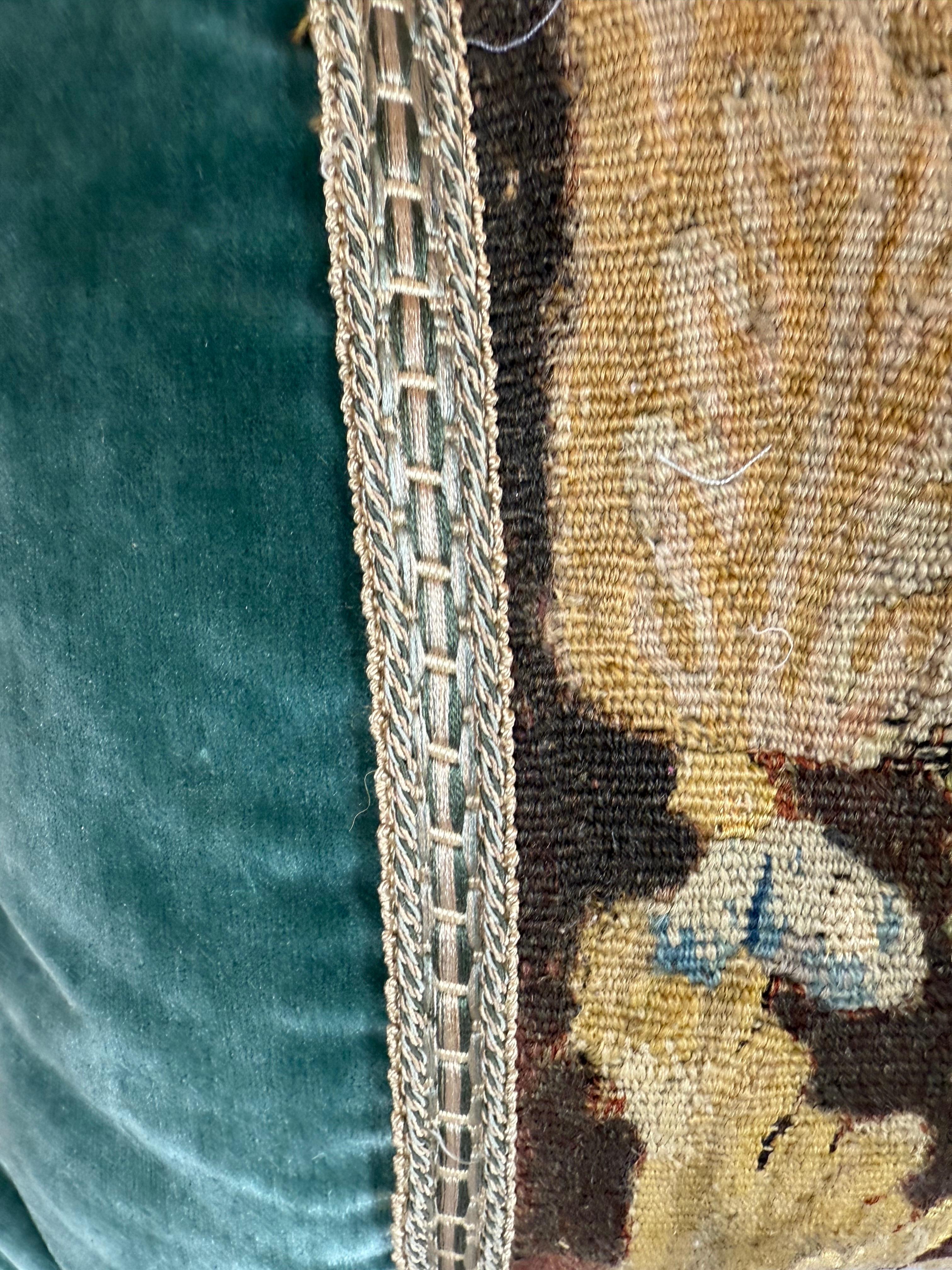 17th C. Flemish Tapestry Pillow 1