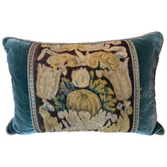 17th C. Flemish Tapestry Pillow