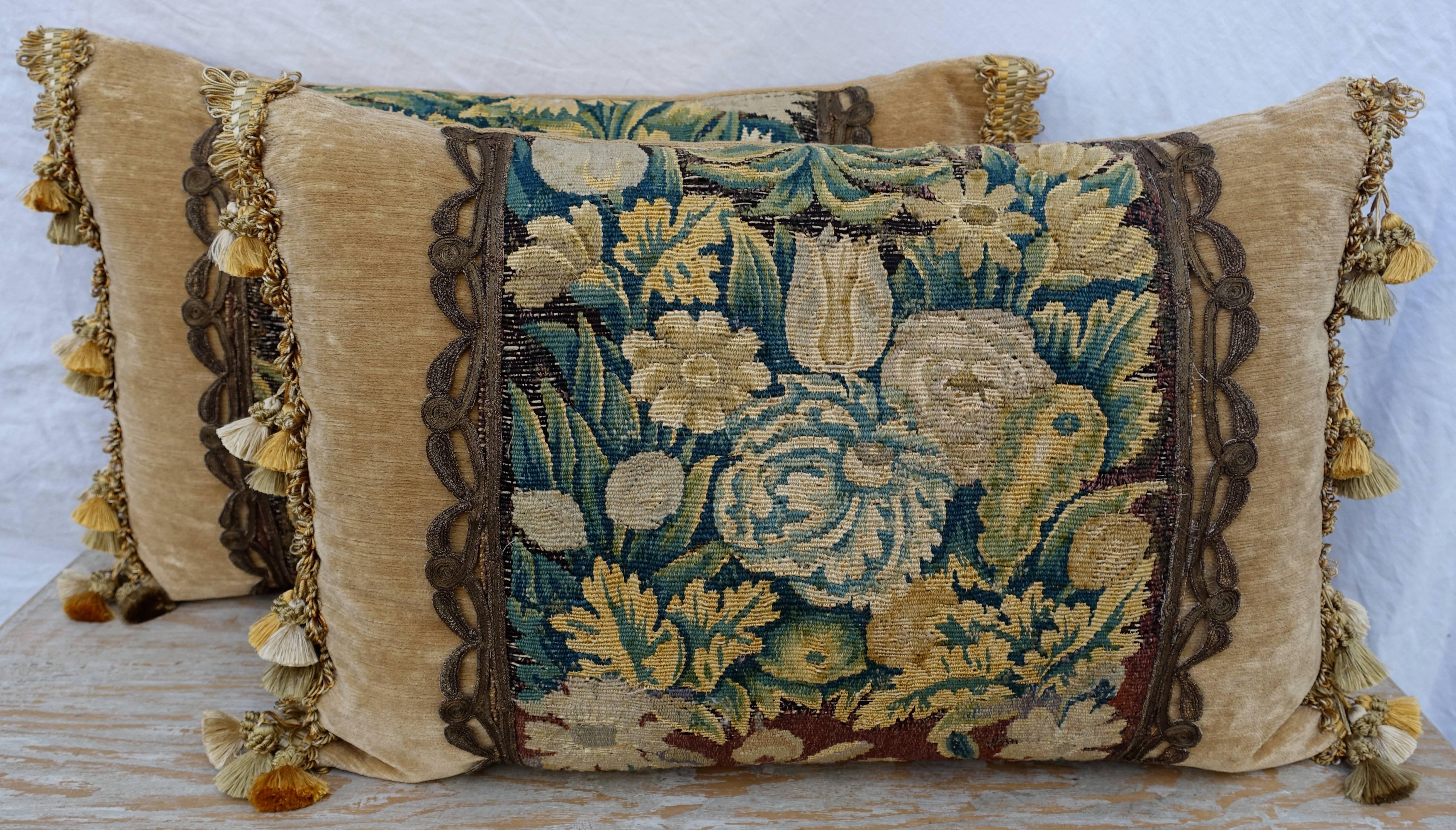 Other 17th Century Flemish Tapestry Pillows by Melissa Levinson
