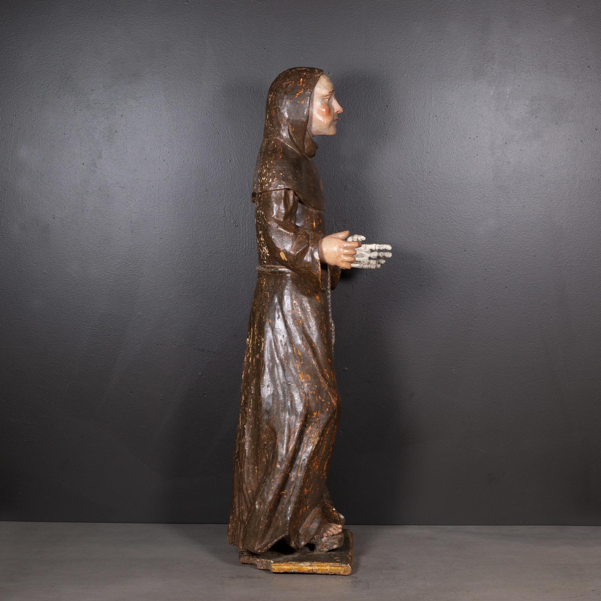 17th c. German Memento Mori Monk c.1600-1699 1
