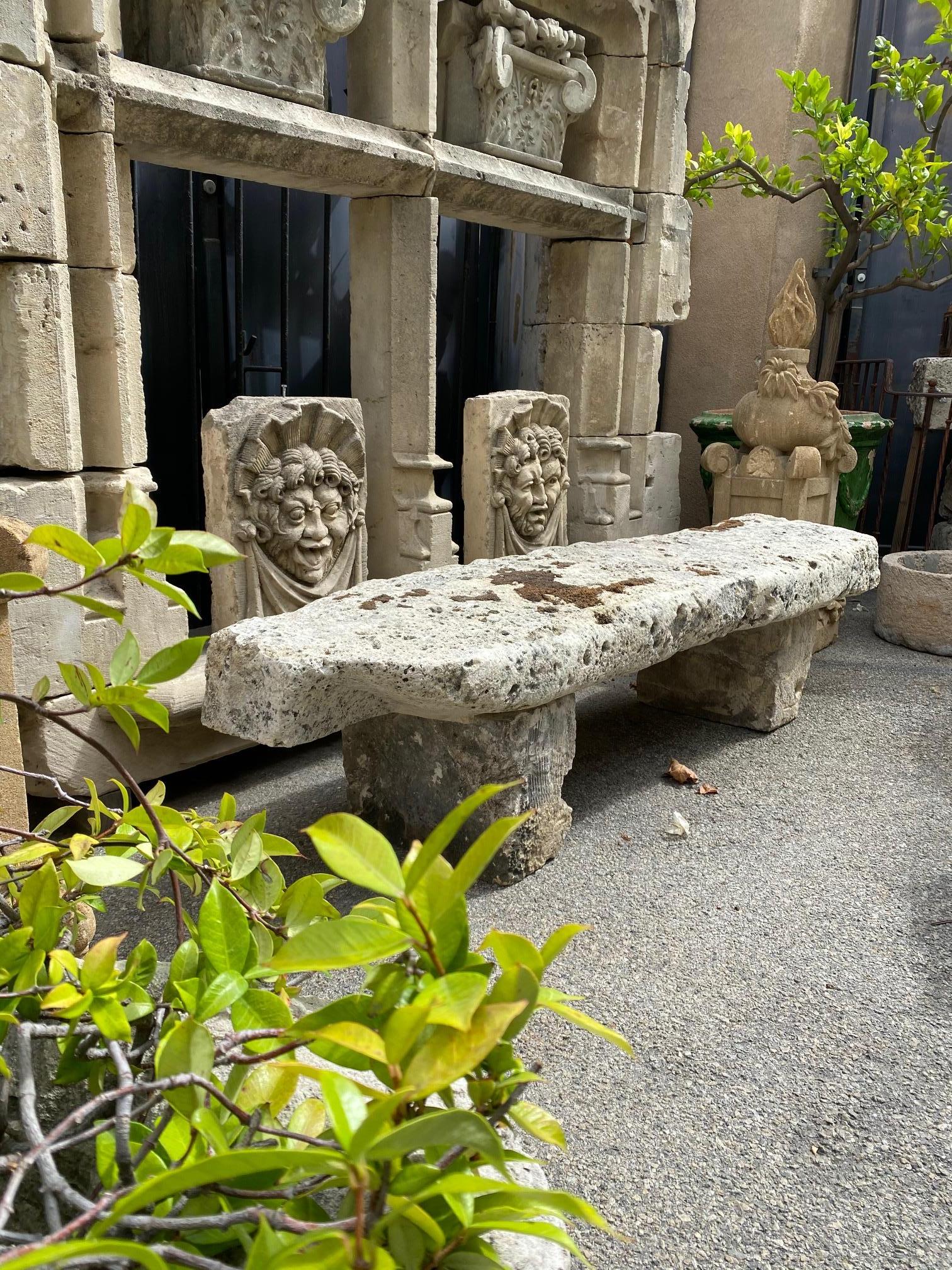 stone bench seat