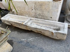 Horse Trough Hand Carved Stone Container Sink Antiques Garden Los Angeles CA LA