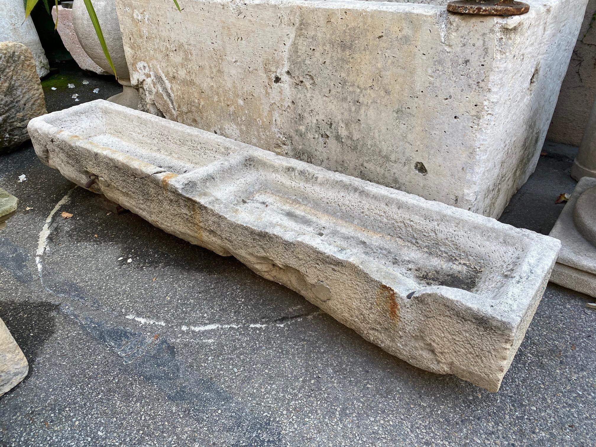 Horse Trough Hand Carved Stone Container Sink Antiques Garden Los Angeles CA LA 2