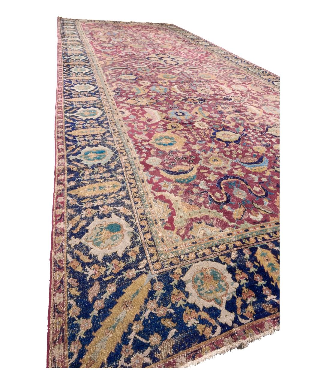 Asian 17th C Isfahan Carpet For Sale