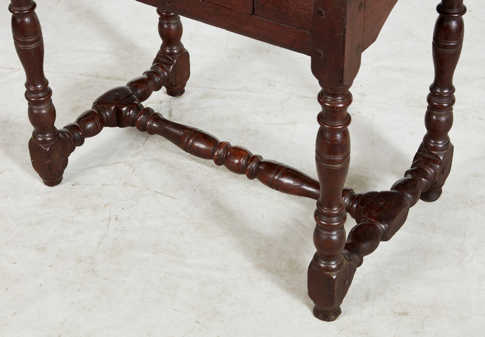 17th c. Jacobean Oak Table For Sale 9