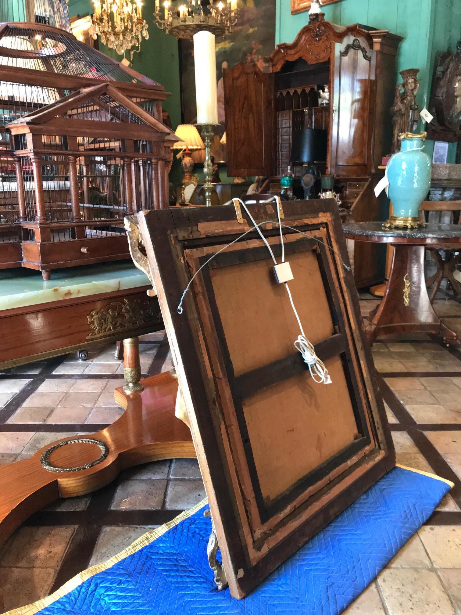 Pintura de la escuela napolitana del siglo XVII Lienzo al óleo Viejo maestro Mola Giovanni Battista en venta 4