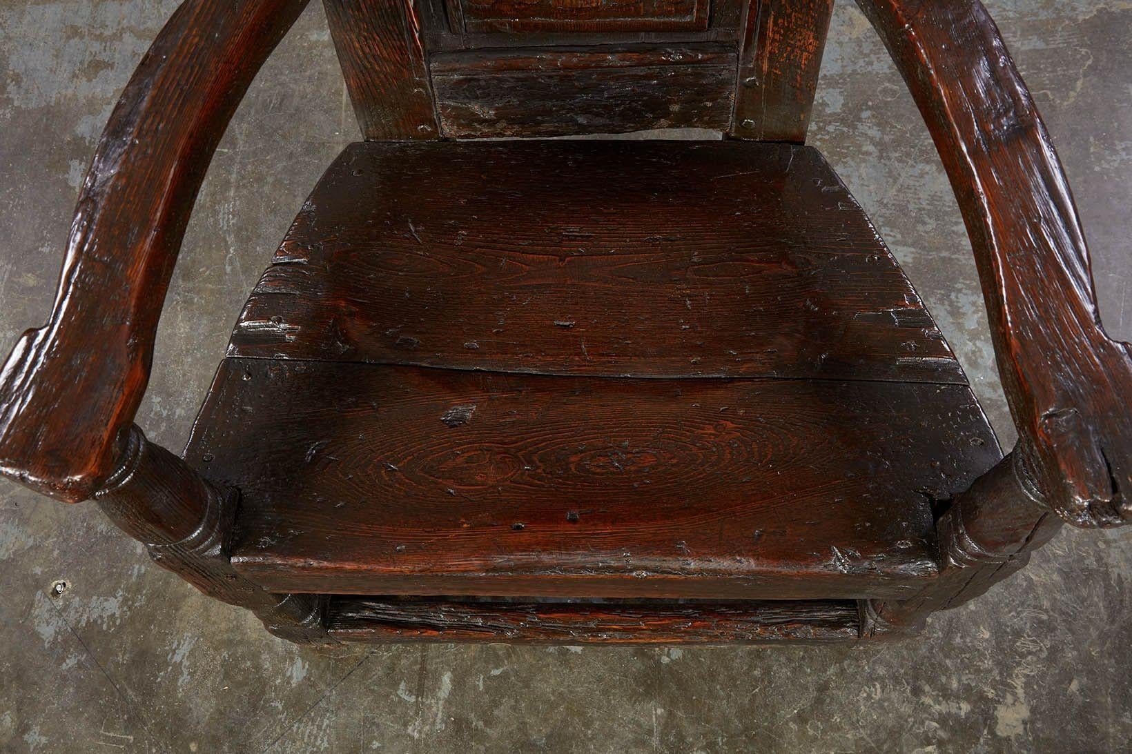 Siglo XVII Sillón Escocés Sol Naciente y Cardo en venta 5